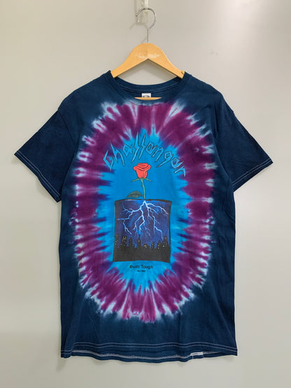 【中古品】【メンズ】 CHALLENGER チャレンジャー THUNDER ROSE S S TEE 半袖Tシャツ ショートスリーブ 142-260718-AS-24-min サイズ：M カラー：ブルー 万代Net店
