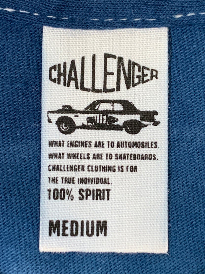 【中古品】【メンズ】 CHALLENGER チャレンジャー THUNDER ROSE S S TEE 半袖Tシャツ ショートスリーブ 142-260718-AS-24-min サイズ：M カラー：ブルー 万代Net店