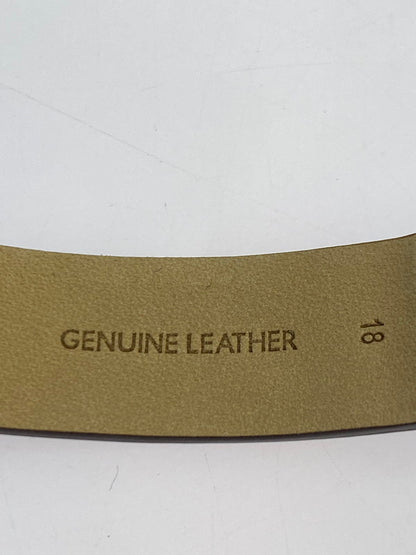 【中古美品】【レディース】 COACH コーチ 2215 LEATHER BAND LOGO アナログ クォーツ腕時計 198-251108-AS-36-min カラー：シルバー/ブラウン 万代Net店