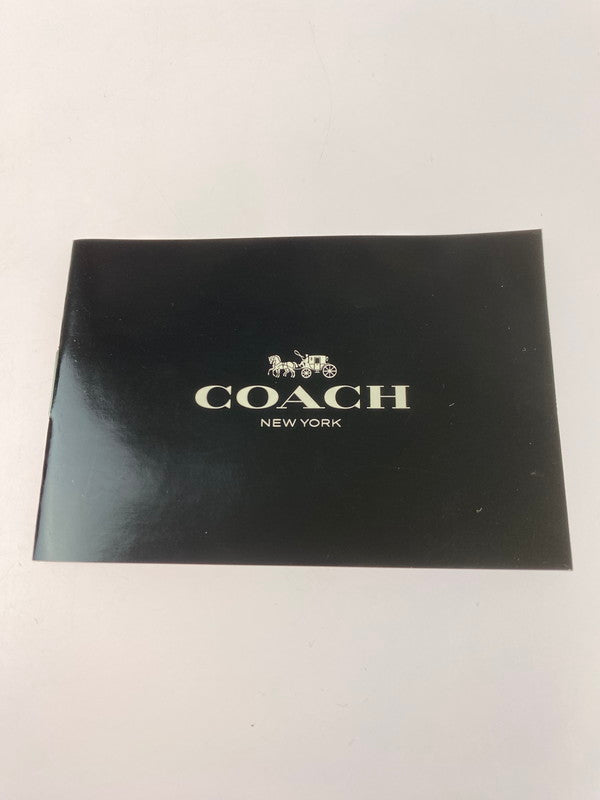 【中古美品】【レディース】 COACH コーチ 2215 LEATHER BAND LOGO アナログ クォーツ腕時計 198-251108-AS-36-min カラー：シルバー/ブラウン 万代Net店