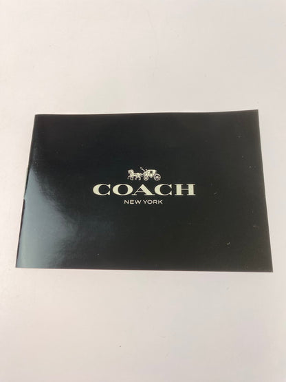【中古美品】【レディース】 COACH コーチ 2215 LEATHER BAND LOGO アナログ クォーツ腕時計 198-251108-AS-36-min カラー：シルバー/ブラウン 万代Net店