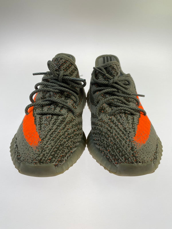 【中古品】【メンズ】 adidas アディダス YEEZY BOOST 350 V2 GW1229 BELGA REFLECTIVE イージーブースト 350 V2 ベルーガ リフレクティブ スニーカー 靴 161-251021-kk-56-min カラー：BELURF/STEGRY/SOLRED 万代Net店