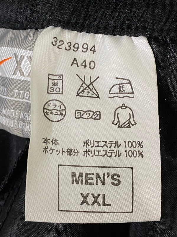 【中古品】【メンズ】 NIKE ナイキ SIDE LINE NYLON WIDE PANTS サイド ライン ナイロン ワイド パンツ ボトムス 159-260807-jt-22-min サイズ：XXL カラー：ブラック/ホワイト 万代Net店