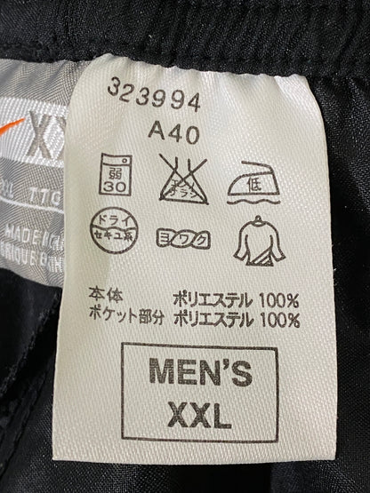 【中古品】【メンズ】 NIKE ナイキ SIDE LINE NYLON WIDE PANTS サイド ライン ナイロン ワイド パンツ ボトムス 159-260807-jt-22-min サイズ：XXL カラー：ブラック/ホワイト 万代Net店