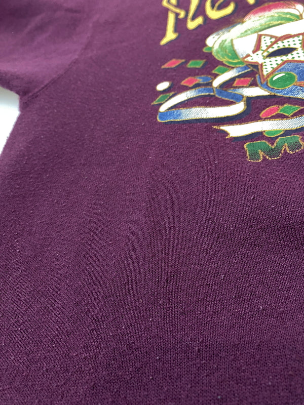 【中古品】【メンズ】 TULTEX タルテックス MARDI GRAS TWO FACE SWEAT スウェットシャツ トレーナー トップス 146-260715-yn-21-min サイズ：S カラー：パープル 万代Net店