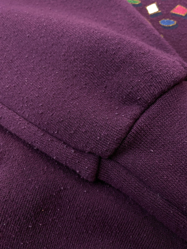 【中古品】【メンズ】 TULTEX タルテックス MARDI GRAS TWO FACE SWEAT スウェットシャツ トレーナー トップス 146-260715-yn-21-min サイズ：S カラー：パープル 万代Net店