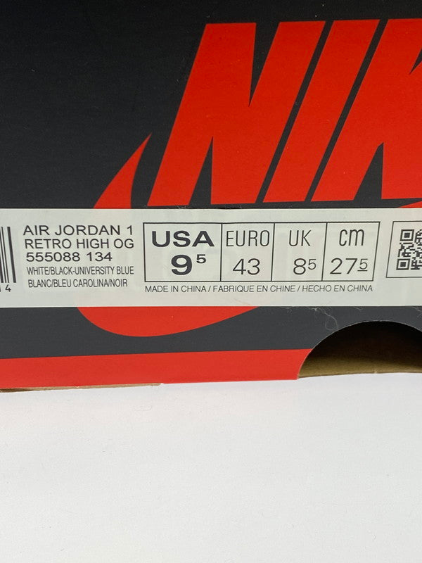 【現状渡し品】【メンズ】 NIKE ナイキ AIR JORDAN 1 HIGH OG 555088-134 エア ジョーダン 1 レトロ ハイ オリジナル スニーカー 靴 160-251021-kk-46-min カラー：WHITE/BLACK-UNIVERSITY BLUE 万代Net店