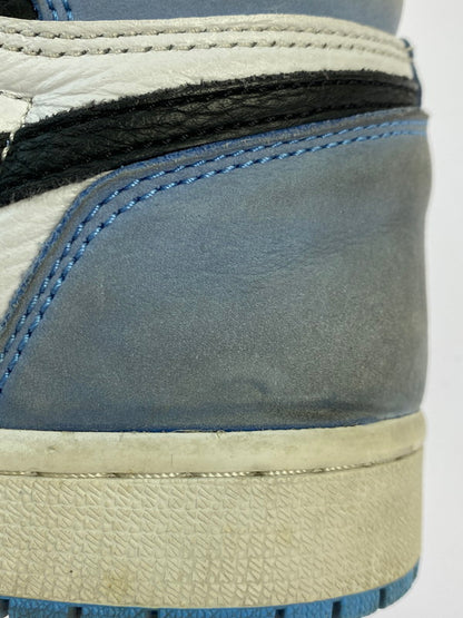 【現状渡し品】【メンズ】 NIKE ナイキ AIR JORDAN 1 HIGH OG 555088-134 エア ジョーダン 1 レトロ ハイ オリジナル スニーカー 靴 160-251021-kk-46-min カラー：WHITE/BLACK-UNIVERSITY BLUE 万代Net店