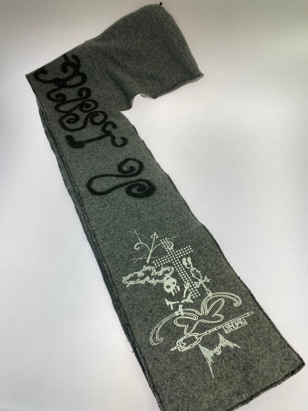 【中古品】【メンズ/レディース】 HIMAGOGO 暇午後 ヒマゴゴ フードスカーフ フード付き ファッション 小物 メンズ レディース 185-251024-em-01-min カラー：グレー 万代Net店