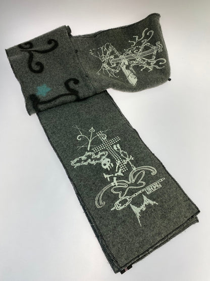 【中古品】【メンズ/レディース】 HIMAGOGO 暇午後 ヒマゴゴ フードスカーフ フード付き ファッション 小物 メンズ レディース 185-251024-em-01-min カラー：グレー 万代Net店