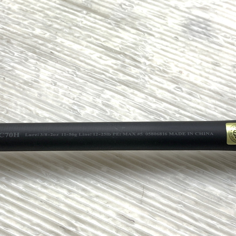 【現状渡し品】 DAIWA ダイワ 25BLACK LABEL BLX C70H ジグ＆ワームスペシャル ロッド バス用ベイトロッド 【代金引換不可】【佐川急便発送】 132-261016-ta-14-min 万代Net店