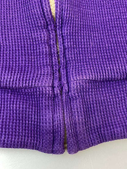 【中古品】【メンズ】 GYM MASTER ジム マスター REVERSIBLE HOODIE リバーシブル フーディ パーカー ジップアップ 144-260922-hu-35-min サイズ：表記なしのため不明 カラー：ベージュ系/パープル 万代Net店