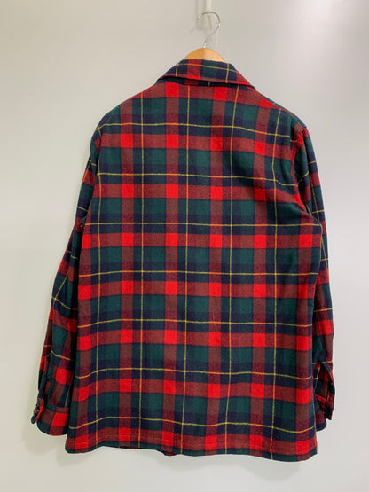 【中古品】【メンズ】 PENDLETON ペンドルトン 70's WOOL CHECK TAILORED JACKET VINTAGE 70年代 ウール チェック テーラードジャケット トップス ヴィンテージ 146-251030-kk-23-min サイズ：M カラー：マルチカラー 万代Net店
