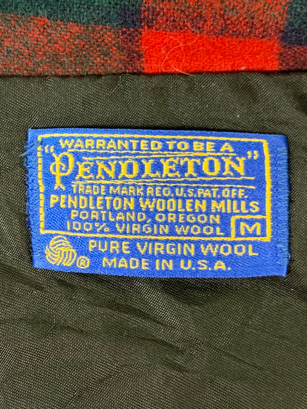【中古品】【メンズ】 PENDLETON ペンドルトン 70's WOOL CHECK TAILORED JACKET VINTAGE 70年代 ウール チェック テーラードジャケット トップス ヴィンテージ 146-251030-kk-23-min サイズ：M カラー：マルチカラー 万代Net店
