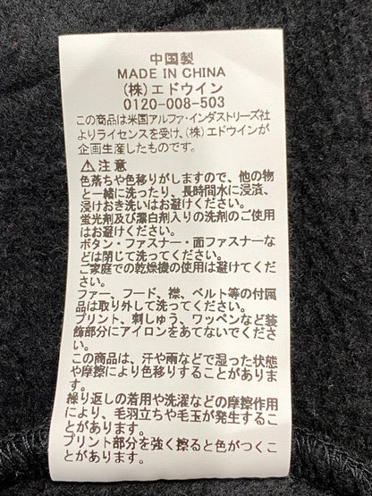【中古品】【メンズ】 ALPHA INDUSTRIES × NARIFURI アルファ インダストリーズ ナリフリ LS ZIP UP　PARKA ロングスリーブ ジップアップ パーカー TC1488 メンズ トップス フーディ 145-260704-hu-54-min サイズ：M カラー：ブラック/レッド 万代Net店