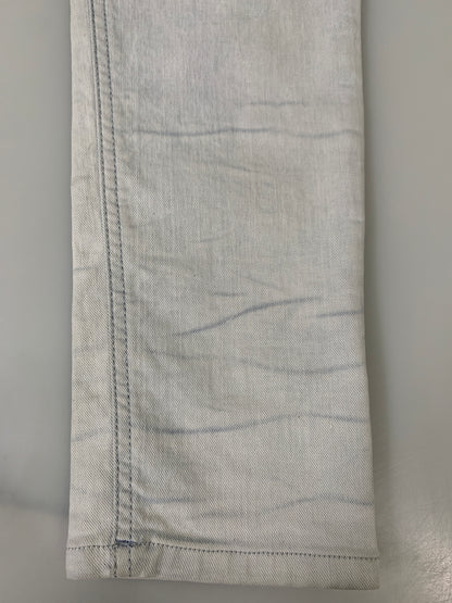 【中古品】【メンズ】 DIESEL ディーゼル DNA TEPPHER ディーエヌエー テファー 003V6 STRETCH PANTS BLUE WHITE ストレッチ パンツ ブルー ホワイト メンズ ボトムス 152-260704-hu-14-min サイズ：W29 L30 カラー：ホワイト/ブルー 万代Net店