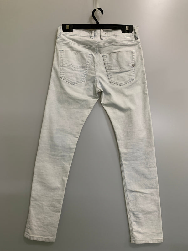 【中古品】【メンズ】 DIESEL ディーゼル DNA TEPPHER ディーエヌエー テファー 003V6 STRETCH PANTS BLUE WHITE ストレッチ パンツ ブルー ホワイト メンズ ボトムス 152-260704-hu-14-min サイズ：W29 L30 カラー：ホワイト/ブルー 万代Net店