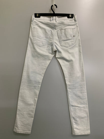 【中古品】【メンズ】 DIESEL ディーゼル DNA TEPPHER ディーエヌエー テファー 003V6 STRETCH PANTS BLUE WHITE ストレッチ パンツ ブルー ホワイト メンズ ボトムス 152-260704-hu-14-min サイズ：W29 L30 カラー：ホワイト/ブルー 万代Net店