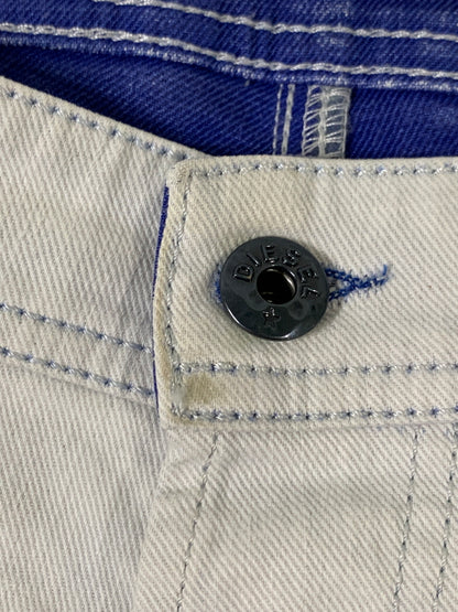【中古品】【メンズ】 DIESEL ディーゼル DNA TEPPHER ディーエヌエー テファー 003V6 STRETCH PANTS BLUE WHITE ストレッチ パンツ ブルー ホワイト メンズ ボトムス 152-260704-hu-14-min サイズ：W29 L30 カラー：ホワイト/ブルー 万代Net店