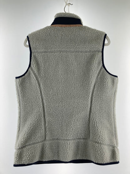 【中古品】【レディース】 patagonia パタゴニア WOMEN'S CLASSIC RETRO X VEST 23083 17年製 ウィメンズ クラシック レトロX ベスト トップス 168-251107-yn-15-min サイズ：M カラー：ライトグレー 万代Net店