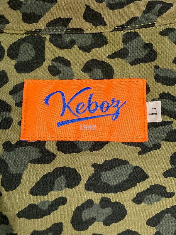 【中古品】【メンズ】 KEBOZ S/S SHIRT ケボズ ショートスリーブ シャツ 半袖シャツ トップス 142-251224-yn-22-min サイズ：L カラー：オリーブグリーン 万代Net店
