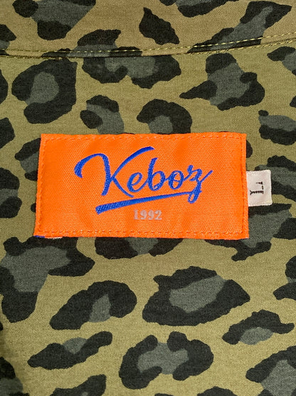 【中古品】【メンズ】 KEBOZ S/S SHIRT ケボズ ショートスリーブ シャツ 半袖シャツ トップス 142-251224-yn-22-min サイズ：L カラー：オリーブグリーン 万代Net店