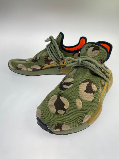 【中古品】【メンズ】 adidas アディダス × PHARRELL WILLIAMS ファレル・ウィリアムス 別注 コラボ HU NMD スニーカー 靴 161-251021-kk-57-min カラー：OLIVE/ORANGE 万代Net店
