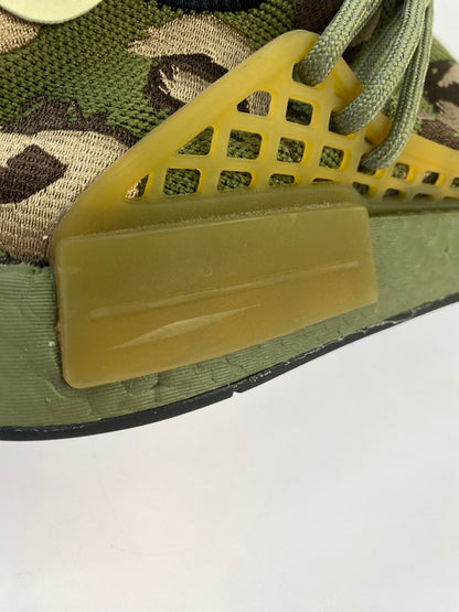 【中古品】【メンズ】 adidas アディダス × PHARRELL WILLIAMS ファレル・ウィリアムス 別注 コラボ HU NMD スニーカー 靴 161-251021-kk-57-min カラー：OLIVE/ORANGE 万代Net店