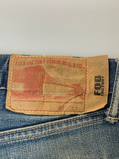 【現状渡し品】【メンズ】 FOB FACTORY エフオービーファクトリー DENIM PANTS デニムパンツ ボトムス 156-260706-yn-04-min サイズ：W30 L32 カラー：インディゴ 万代Net店