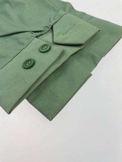 【現状渡し品】【メンズ】 GOLDTEX ゴールデックス 推定60-70S SWING TOP JACKET スウィングトップジャケット 146-260110-zi-02-min サイズ：44 カラー：ライトグリーン系 万代Net店