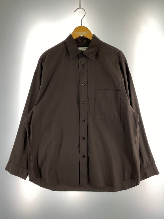 【中古品】【メンズ】 MAISON SPECIAL メゾンスペシャル × THOMAS MASON トーマスメイソン 11232311210 PRIME-OVER SHIRT プライムオーバーシャツ 140-260725-zi-04-min カラー：ブラウン 万代Net店