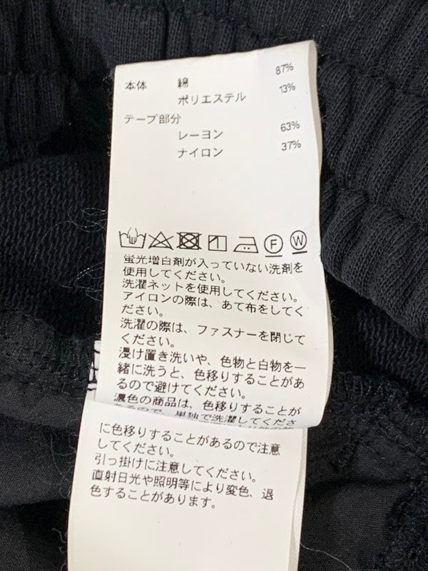 【中古品】【メンズ】 MAISON SPECIAL メゾンスペシャル CROCHET SIDE LINE PRIME-WIDE EASY PANTS 1123461308 クロシェサイドライン プライムワイド イージーパンツ ボトムス トラックパンツ 151-251027-kk-44-min サイズ：1 カラー：ブラック 万代Net店