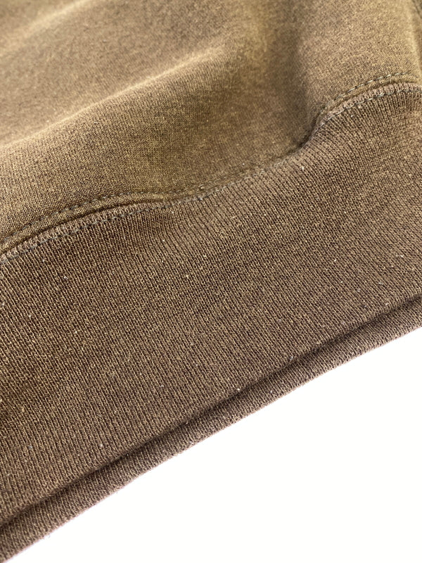 【中古品】【メンズ】 CHAMPION チャンピオン 00S MILITARY POLICE PRINT HOODED SWEAT SHIRT BROWN 00年代ミリタリー ポリス プリント フーデッド スウェット シャツ ブラウン パーカー 146-260724-hu-33-min サイズ：S カラー：ブラウン 万代Net店