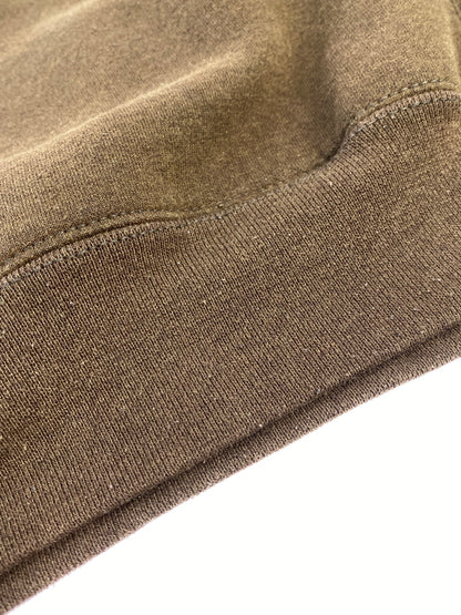 【中古品】【メンズ】 CHAMPION チャンピオン 00S MILITARY POLICE PRINT HOODED SWEAT SHIRT BROWN 00年代ミリタリー ポリス プリント フーデッド スウェット シャツ ブラウン パーカー 146-260724-hu-33-min サイズ：S カラー：ブラウン 万代Net店