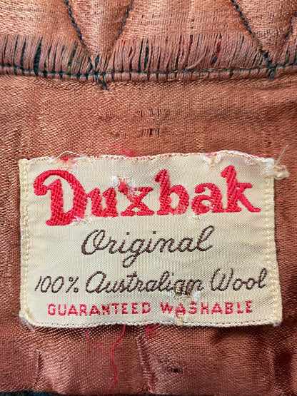 【中古品】【メンズ】 DUXBAK ダックスバック 60S WOOL CHECK SHIRT ウールチェックシャツ トップス 146-251102-zi-18-min サイズ：S カラー：レッド系 万代Net店