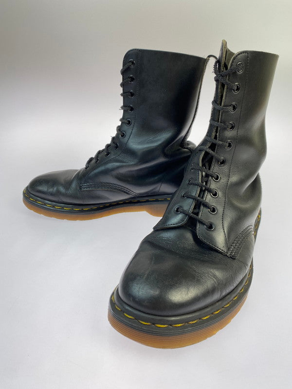 【現状渡し品】【メンズ】 Dr.Martens ドクターマーチン 10HOLE BOOTS STANDARD FIT 1490 10 ホール ブーツ スタンダード フィット メンズ 靴 レザー 164-251024-em-13-min カラー：ブラック 万代Net店