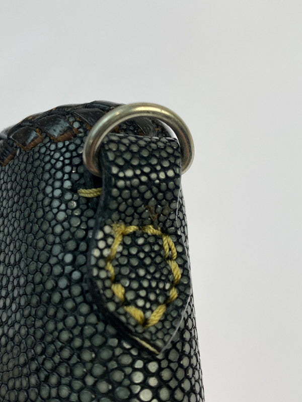 【中古品】【メンズ】 SAAD サード A&G スティングレイレザー キーケース 201-251026-ks-41-min カラー：グレー系 万代Net店