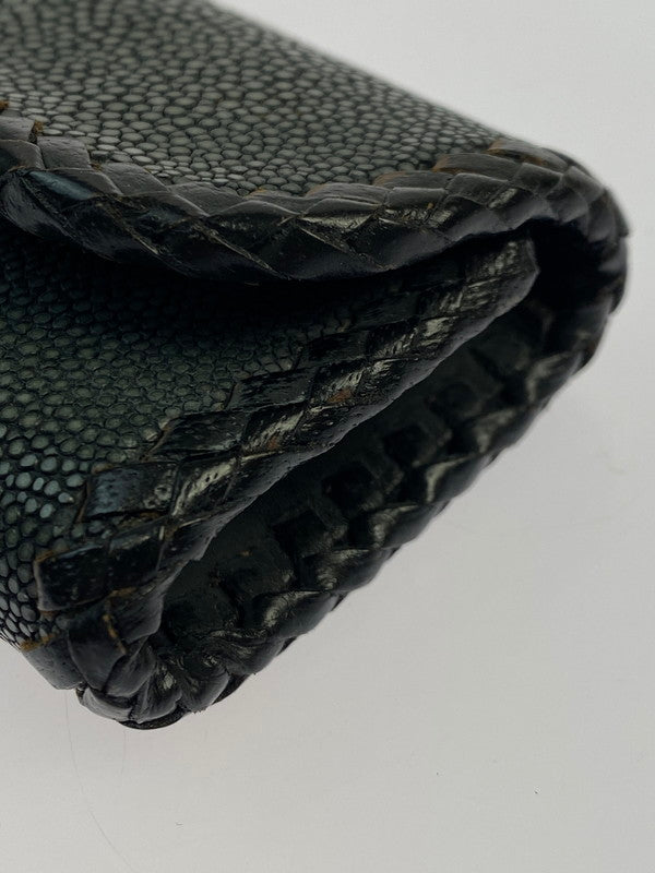 【中古品】【メンズ】 SAAD サード A&G スティングレイレザー キーケース 201-251026-ks-41-min カラー：グレー系 万代Net店