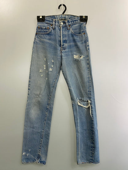 【現状渡し品】【メンズ】 Levi's リーバイス 70's 501 DENIM PANTS 70年代 デニムパンツ 66後期 ボトムス 157-251022-yn-20-min サイズ：W27 L36 カラー：ライトインディゴ 万代Net店