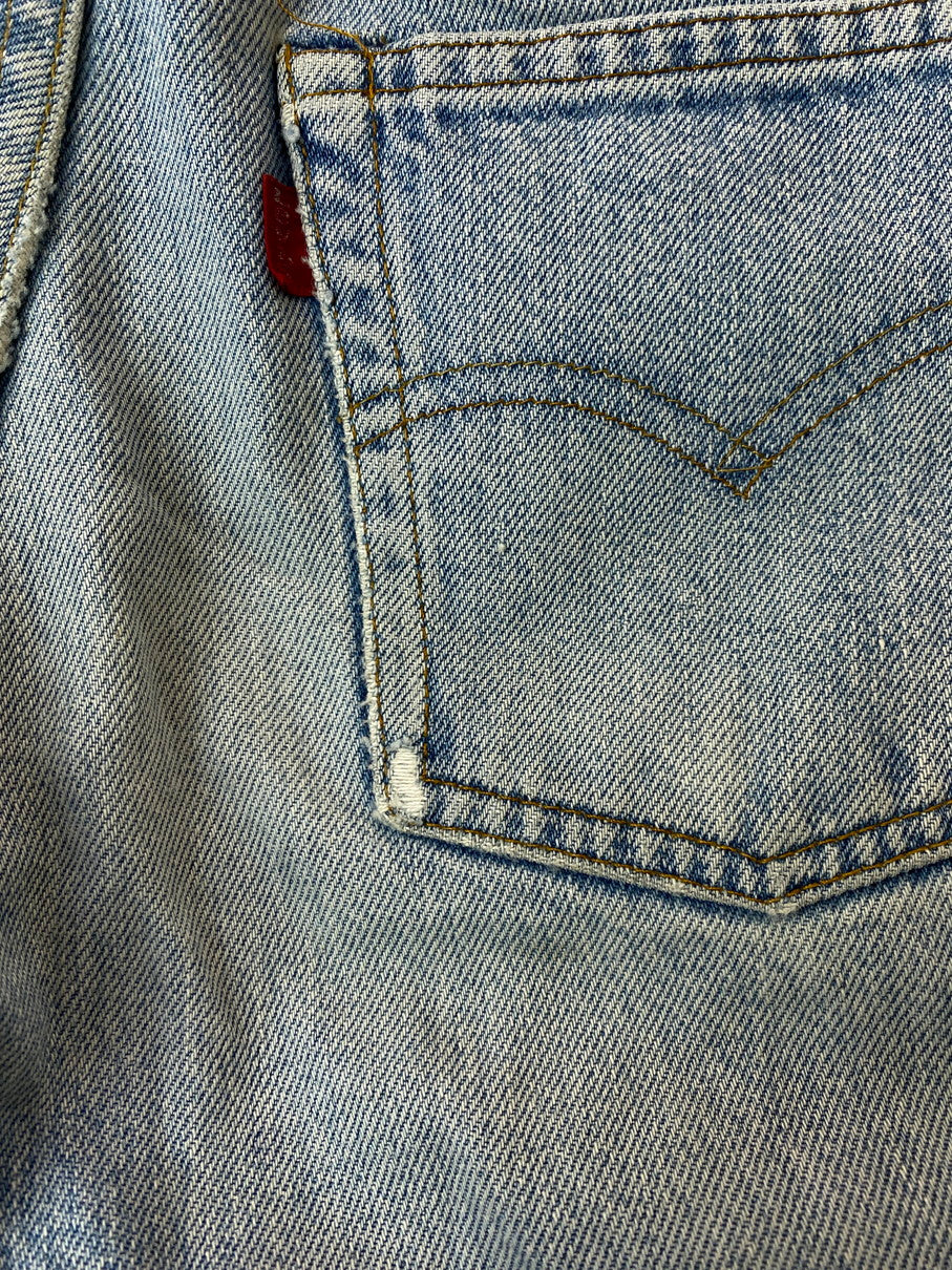 【現状渡し品】【メンズ】 Levi's リーバイス 70's 501 DENIM PANTS 70年代 デニムパンツ 66後期 ボトムス 157-251022-yn-20-min サイズ：W27 L36 カラー：ライトインディゴ 万代Net店