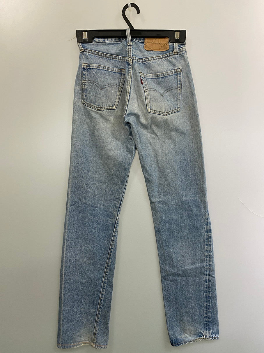 【現状渡し品】【メンズ】 Levi's リーバイス 70's 501 DENIM PANTS 70年代 デニムパンツ 66後期 ボトムス 157-251022-yn-20-min サイズ：W27 L36 カラー：ライトインディゴ 万代Net店
