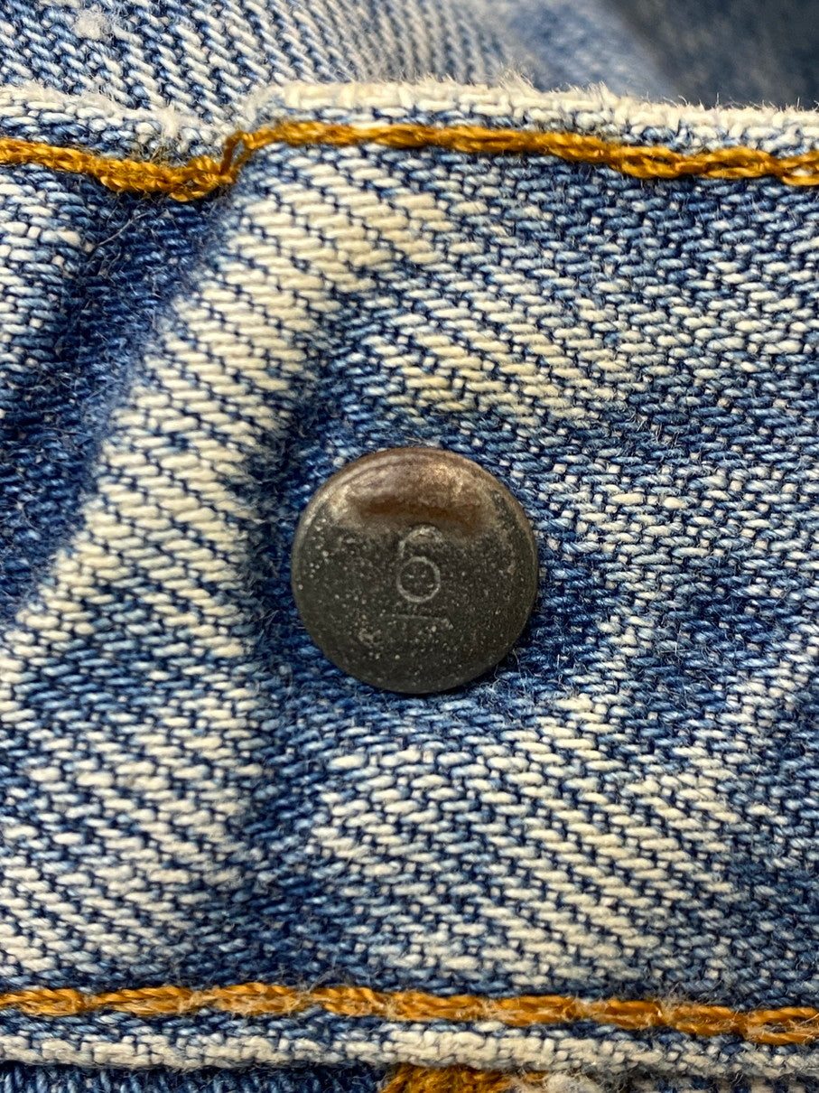 【現状渡し品】【メンズ】 Levi's リーバイス 70's 501 DENIM PANTS 70年代 デニムパンツ 66後期 ボトムス 157-251022-yn-20-min サイズ：W27 L36 カラー：ライトインディゴ 万代Net店