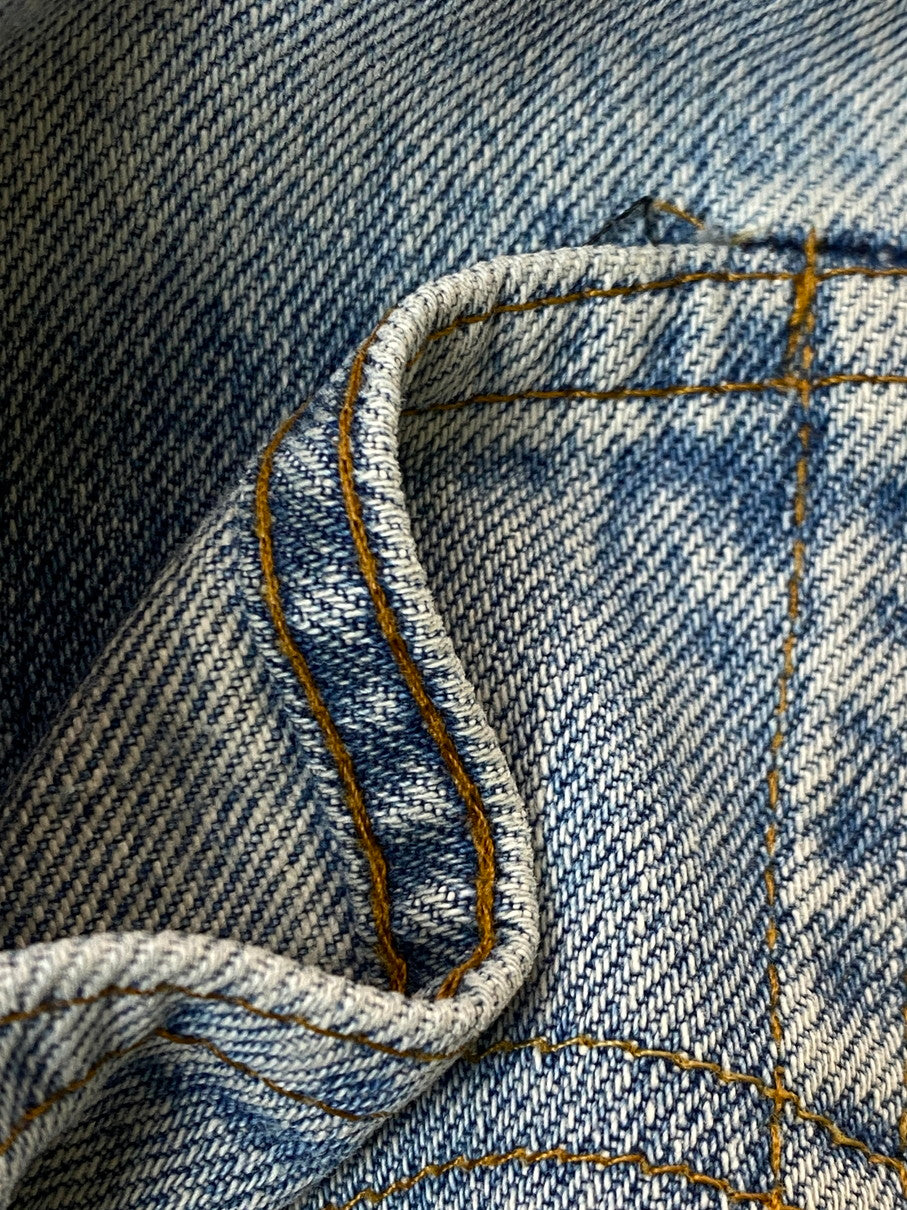 【現状渡し品】【メンズ】 Levi's リーバイス 70's 501 DENIM PANTS 70年代 デニムパンツ 66後期 ボトムス 157-251022-yn-20-min サイズ：W27 L36 カラー：ライトインディゴ 万代Net店