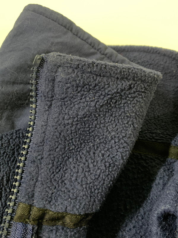【中古品】【メンズ】 Columbia コロンビア 90's FLEECE FULL ZIP JACKET 90年代 フリース フルジップジャケット ライトアウター 144-251027-kk-35-min サイズ：M カラー：ネイビー 万代Net店
