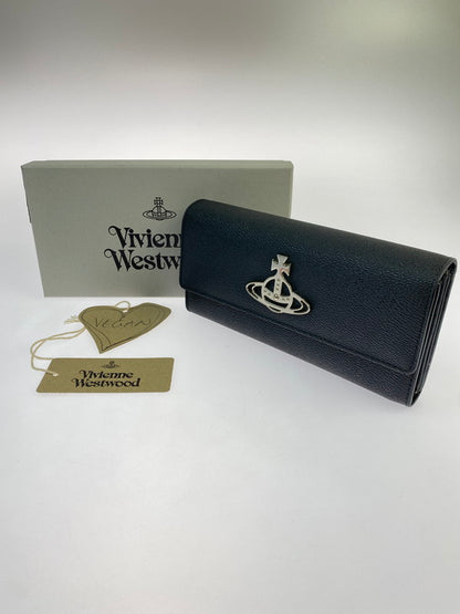 【中古美品】【メンズ/レディース】 Vivienne Westwood ヴィヴィアンウエストウッド ANNIE LONG WALLET 長財布 200-251026-ks-40-min カラー：ブラック 万代Net店