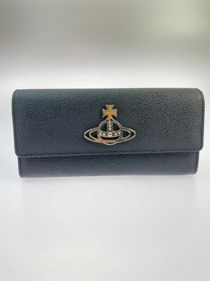 【中古美品】【メンズ/レディース】 Vivienne Westwood ヴィヴィアンウエストウッド ANNIE LONG WALLET 長財布 200-251026-ks-40-min カラー：ブラック 万代Net店