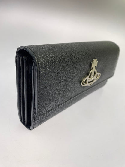 【中古美品】【メンズ/レディース】 Vivienne Westwood ヴィヴィアンウエストウッド ANNIE LONG WALLET 長財布 200-251026-ks-40-min カラー：ブラック 万代Net店