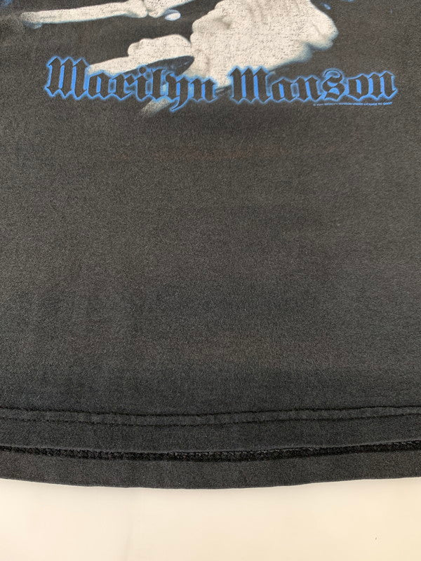 【現状渡し品】【メンズ】 MARILYN MANSON 04S AGAINST ALL GODS AMERICAN TOUR TEE マリリン・マンソン ツアー Ｔシャツ ミュージシャン 半袖 メンズ トップス 146-251023-em-09-min サイズ：XL カラー：ブラック 万代Net店