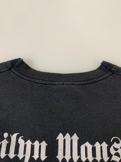 【現状渡し品】【メンズ】 MARILYN MANSON 04S AGAINST ALL GODS AMERICAN TOUR TEE マリリン・マンソン ツアー Ｔシャツ ミュージシャン 半袖 メンズ トップス 146-251023-em-09-min サイズ：XL カラー：ブラック 万代Net店