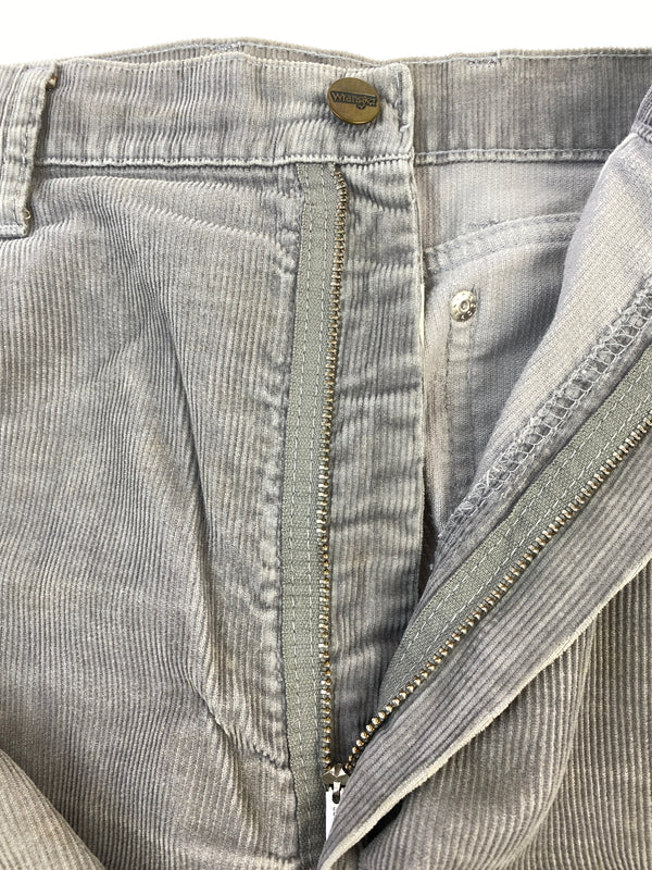 【現状渡し品】【メンズ】 WRANGLER ラングラー 70S CORDUROY PANT 70年代 コーデュロイ パンツ ボトムス ヴィンテージ 157-260728-hu-04-min カラー：ライトグレー系 万代Net店